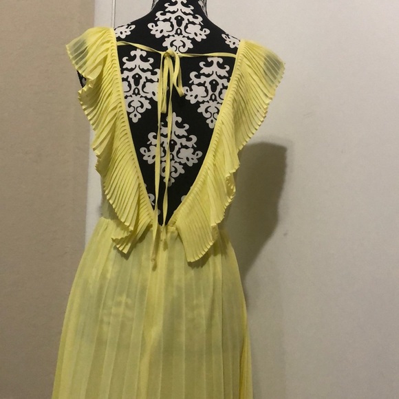 Zara pleated long maxi dress - Picture 3 of 7